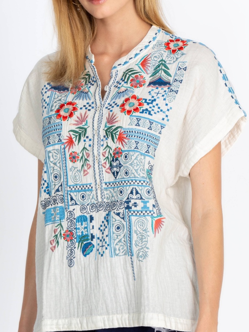 Johnny Was- Chrisley Blouse